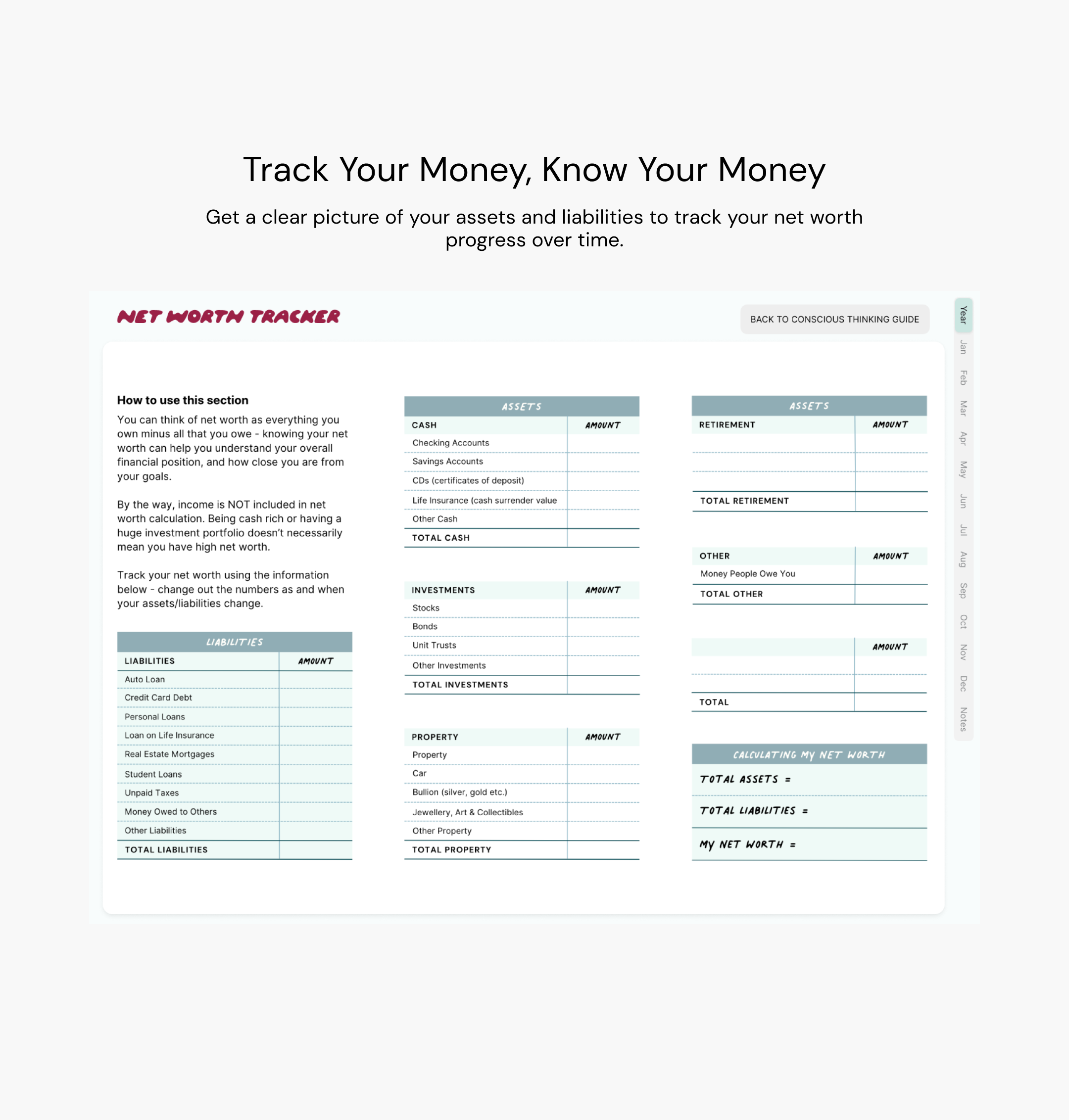 Net Worth Tracker
